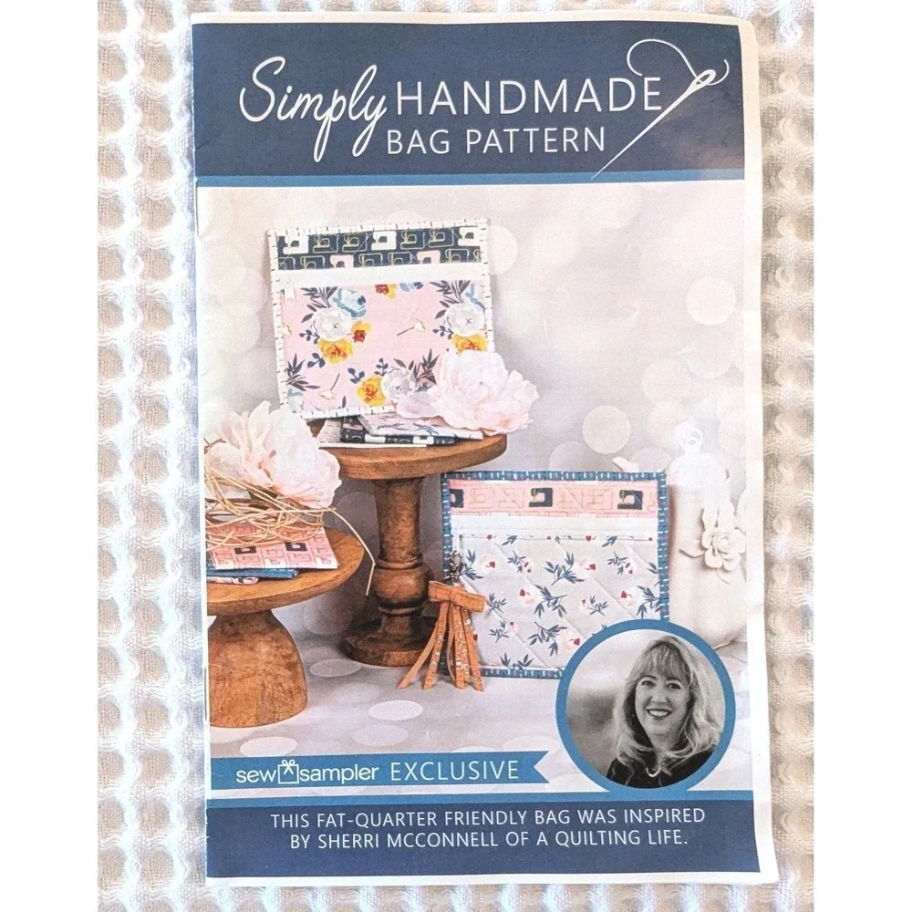 Sew Sampler Petite Blooms Fat Quarter Bundle + Bag Pattern Sherri McConnell